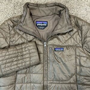 Patagonia Womens XL Brown Radalie Insulated Puffer Jacket Comfy Quilted Outdoors